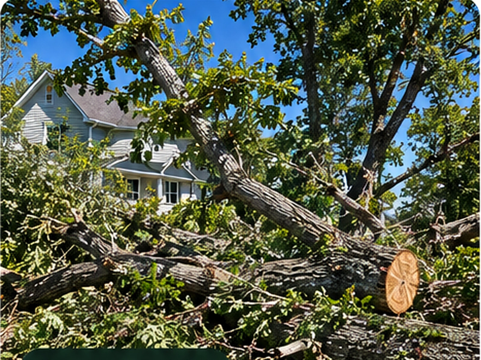 Brush and tree debris cleanup